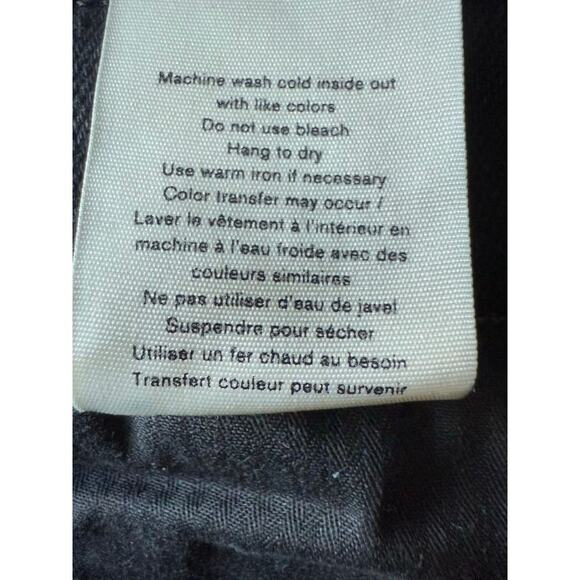 Rag & Bone Fit 1 Skinny Fit Jean Extra Slim Aero Stretch Denim Black Sz 29 Black - Picture 11 of 11